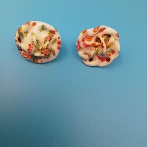 Vintage Stamped JAPAN Clip On Earrings